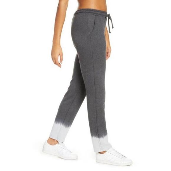 Zella Dip Dye Jogger Sweatpants Grey Forged Women's Size Small NWT - Picture 2 of 8